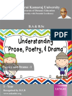 Poetry and Drama - I