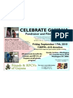 Friends & RPCVs of Guyana Fundraiser and Film Screening 09/10