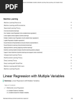 Linear Regression With Multiple Variables _ Machine Learning, Deep Learning, And Computer Vision