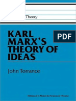 (John Torrance) Karl Marx's Theory of Ideas