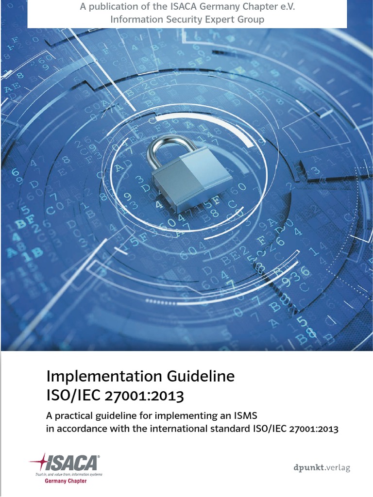 Isaca 2017 Implementation Guideline Isoiec27001 Screen | PDF ...
