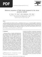Download Dielectric Properties of NiZn Ferrites Prepared by the Citrate Precursor Method by jeevanprsd SN36990801 doc pdf