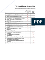 Product vs Period Costs Key