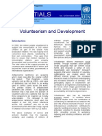 Volunteerism and Development