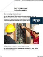 20 Simple Questions to Check Your Overcurrent Protection Knowledge