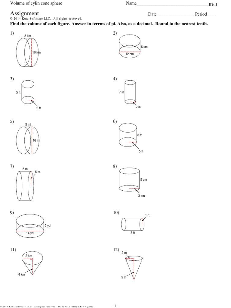 kutavolume-of-cylinder-sphere-cone-pdf-physical-quantities-euclidean-geometry