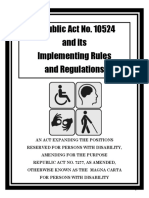 Ra 10524 and Its Irr - Booklet