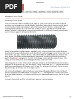 Class of Threads and H Limits Explained | PDF | Screw | Engineering ...