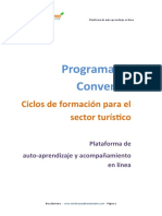 Programa Convenio Plataforma de Auto-Aprendizaje Medios Sociales en Turismo