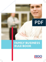 BDO Family Business Rule Book