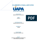 Universidad Abierta para Adulto (UAPA) Tarea 2 Orientacion Vocacional