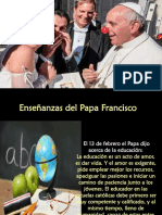 01 La Educación y La Alegría -Papa Francisco