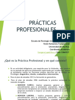 Presentación PRACTICAS PROFESIONALES. SEGUNDO SEMESTRE 2016