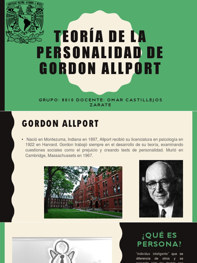 Gordon allport teoria de la personalidad_teorias
