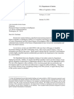 DOJ Letter Warns Nunes Not To Release The Memo Which HE HASN'T EVEN READ