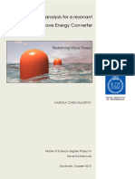 Load case analysis for a resonant Wave Energy Converter