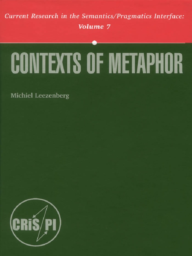 EC9728 | PDF | Metaphor | Semantics