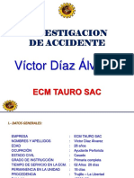 Investigacion de Analisis de Accidente Victor Diaz Alvares