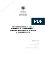 Bartolín - Confección de Modelos de Redes de Distribución de Agua Desde Un Sig y Desarrollo de He PDF