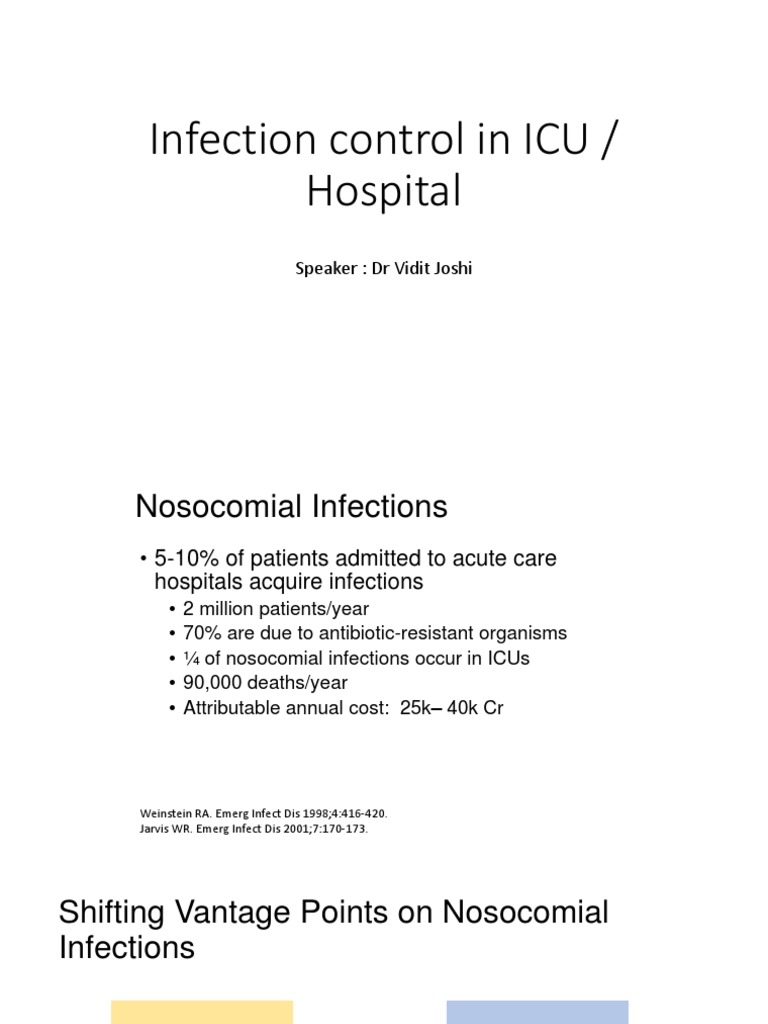 Infection Control Strategies in ICU | PDF | Hospital Acquired Infection ...