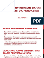 Cara Penyimpanan Bahan Pembentuk Peroksida