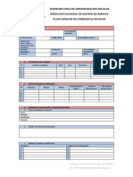 Plan Familiar de Emergencia Escolar