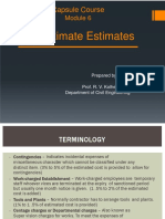 Approximate Estimates Methods