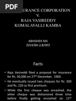 LIC Vs Raja Vasireddy