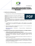 Lineamientos Medicamentos Controlados Cofepris PDF