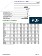 Design Weather Parameters & Mshgs