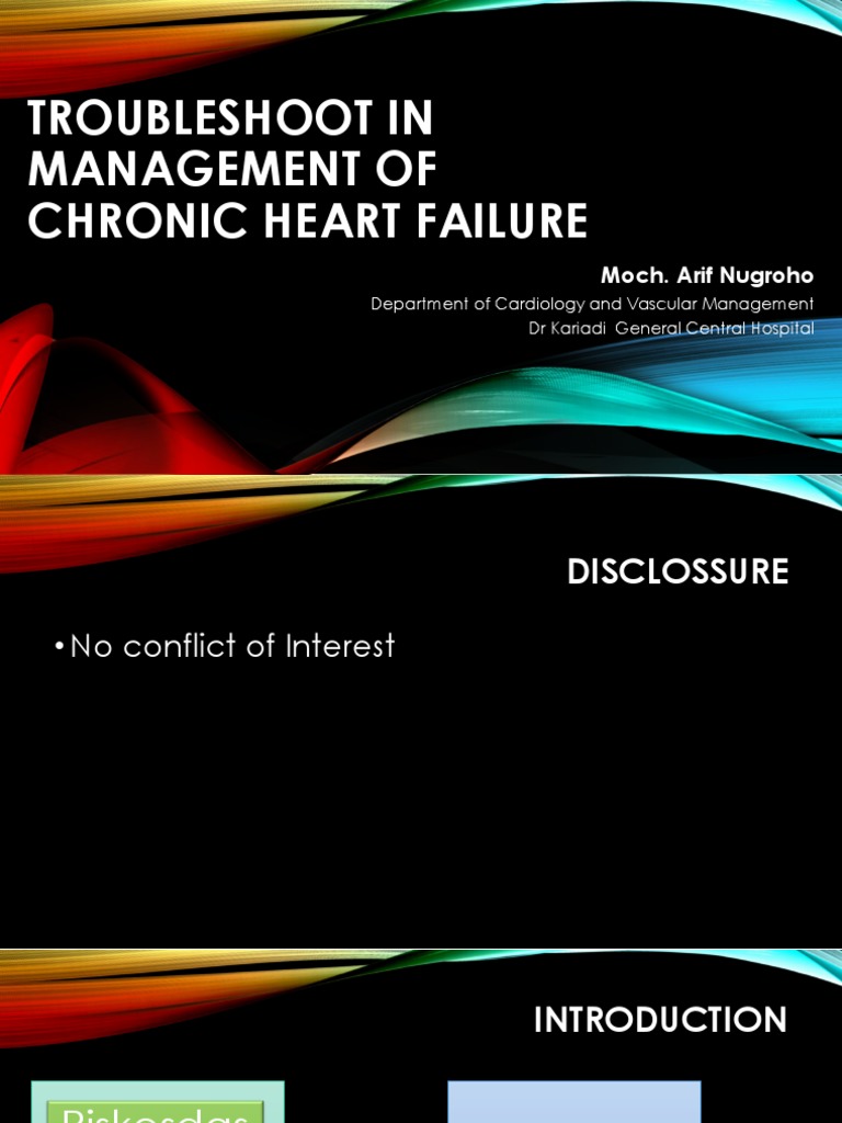 2 Troubleshoot In Management Of Chronic Heart Failure - 