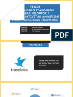 Manajemen Pemasaran - Tugas 1 Studi Evolusi Marketing Traveloka - Kelompok 03