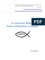 La Doctrina Bc3adblica Sobre El Bautismo Cristiano