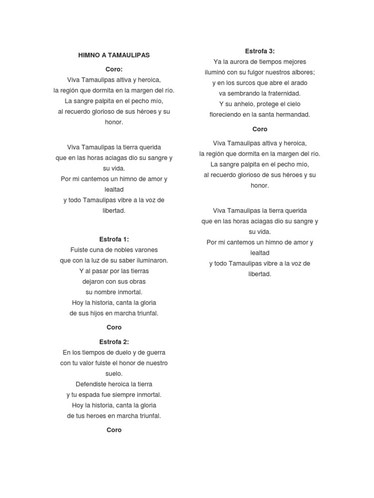 Himno A Tamaulipas Entretenimiento (general)