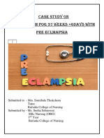 Pre-eclampsia Case Study