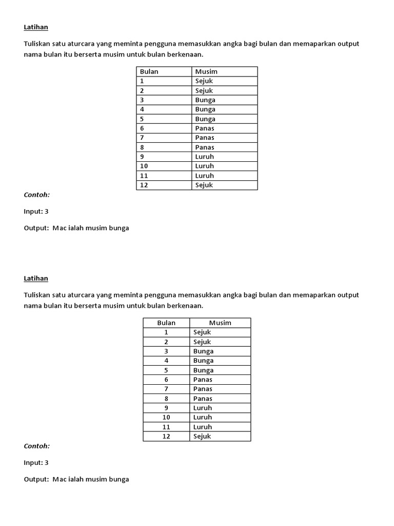 Latihan Utk Operator Logik | PDF