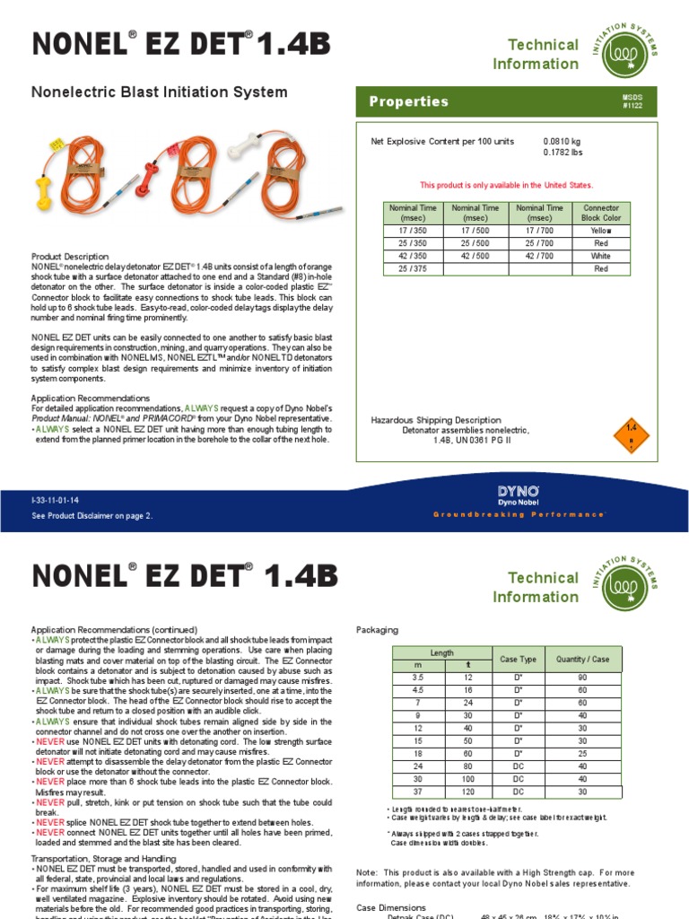 Nonel EZDet14B PDF | PDF | Electrical Connector | Nature