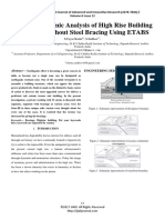 Wind and Seismic Analysis of High Rise Building With and Without Steel Bracing Using ETABS