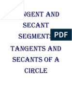 Tangent and Secant Segments