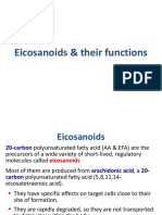 Eicosanoids & Their Functions