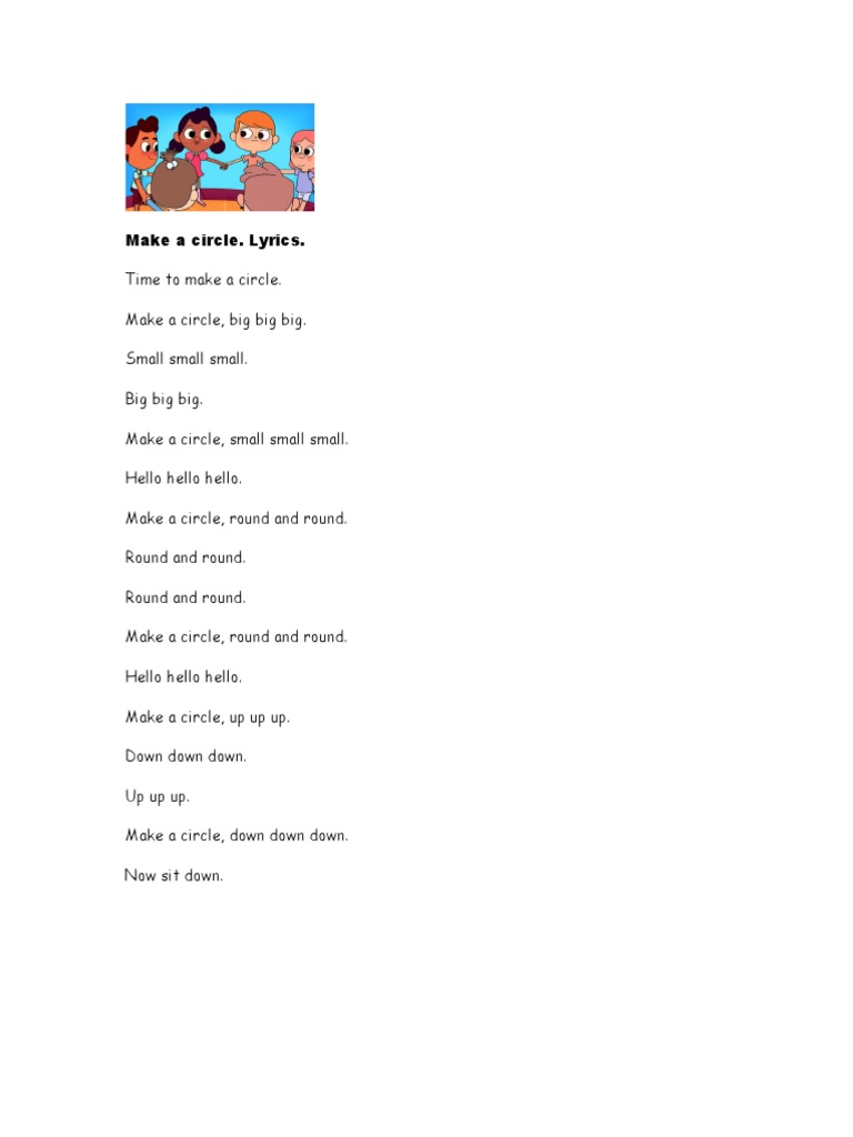 Make A Circle Song