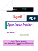 CH #3 CH #3 Chapter#3 Chapter#3: Bipolar Junction Transistors