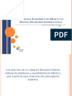 Panorama Economico de Mexico y El Sistema Financiero Internacional-2008