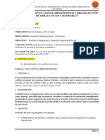 Costos, Presupuestos y Programación de Obras Con S10 y Ms Project-13 de Enero