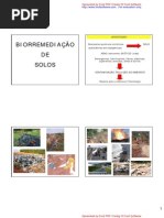 AULA VIII - Biorremediação de solos