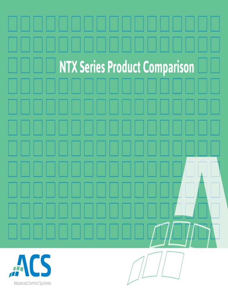 NTX Series Product Comparison | PDF | Programmable Logic Controller ...