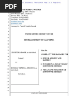 Jarosik v Simmons Complaint