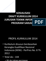 Draft Kurikulum 2014 Teknik Informatika