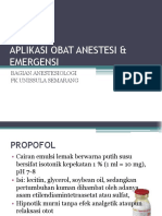 [LBM1] 2. Aplikasi Obat Anestesi _ Emergency - Dr. Dian Ayu, SpAn