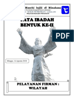 Tata Ibadah Bentuk 2